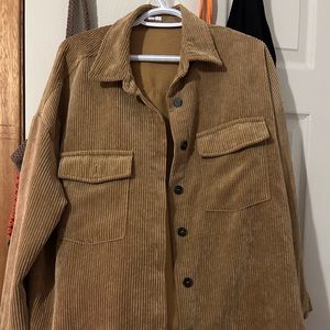 Corduroy button up